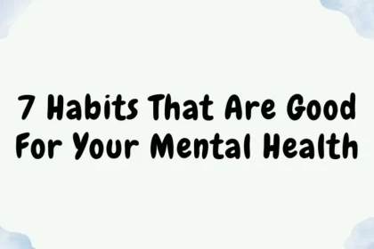 For Better Mental Health