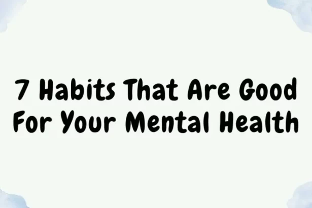For Better Mental Health