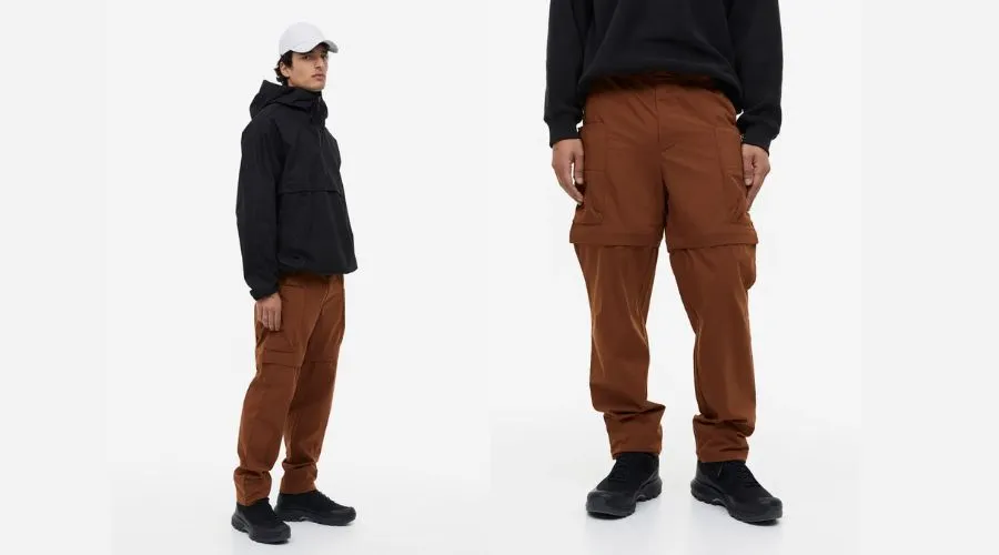 Water-Repellent Zip-Off Hiking Trousers
