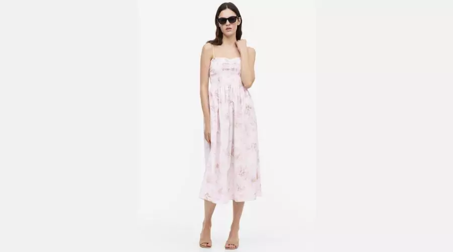 Smocked cotton dress