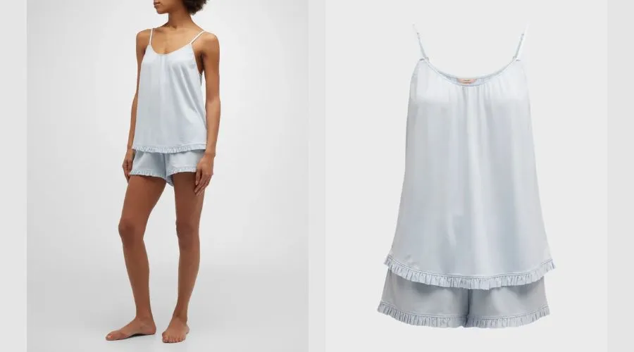 Eberjey Gisele Ruffle Cami & Shorts Pajama Set