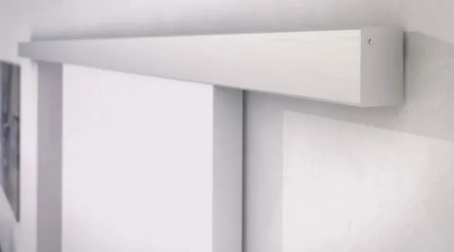 Gray Alu Track for Wooden Door