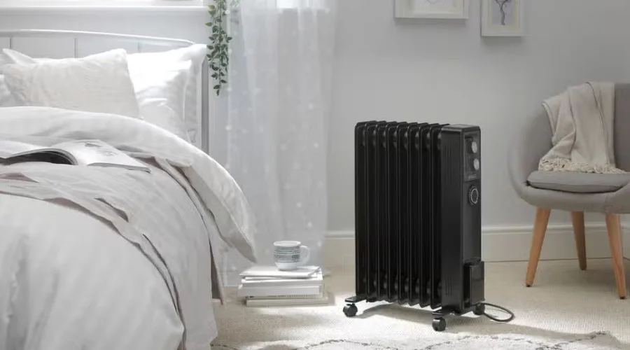 Oil-Filled Radiator 1500W - Black 