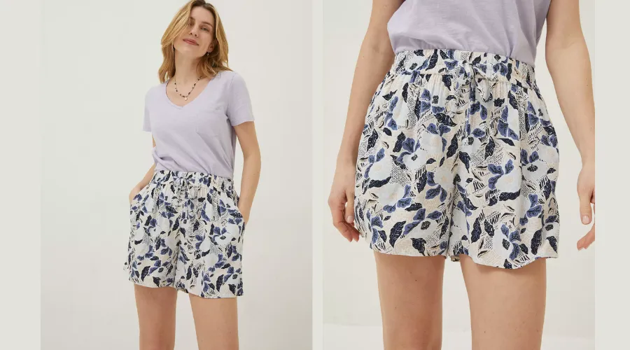Batik Flower Flippy Shorts