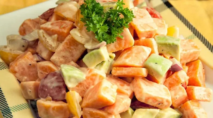 Crispy Chipotle Haddock and Zingy Sweet Potato Salad