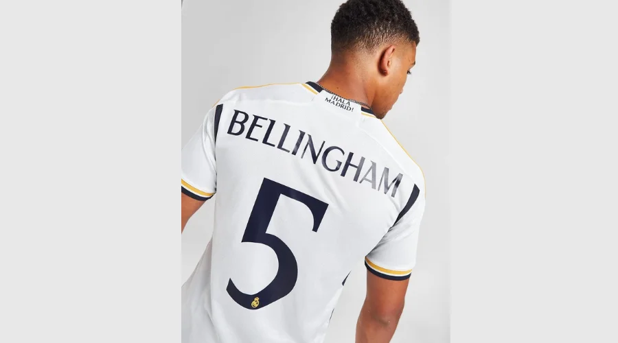 Adidas Real Madrid2023/24 Bellingham# 5 Home Shirt