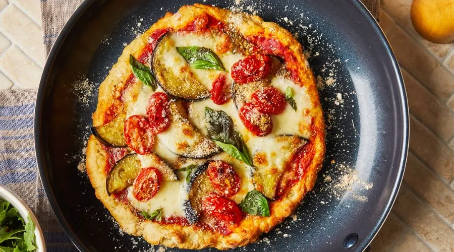 DIY Pizza Parmigiana with Aubergine 