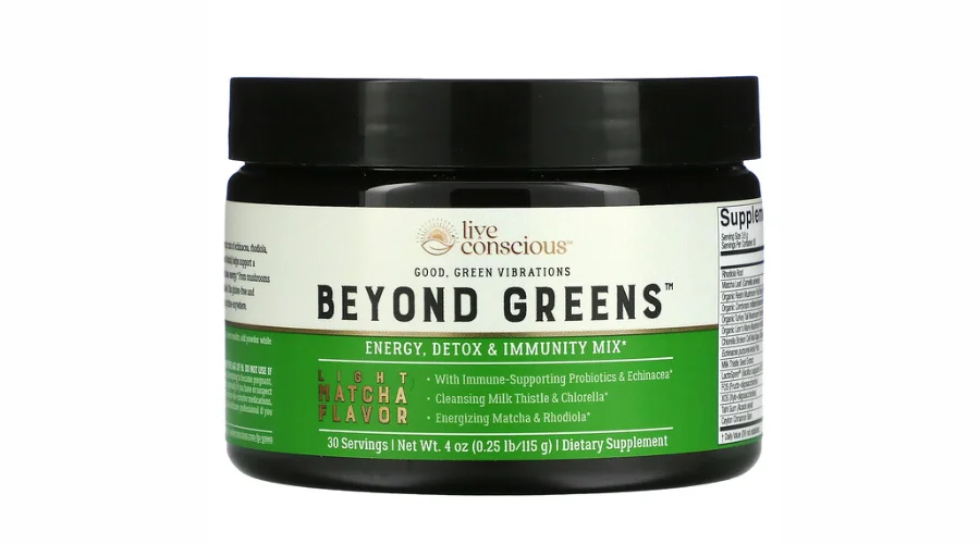 Live Conscious, Beyond Greens, Energy, Detox & Immunity Mix