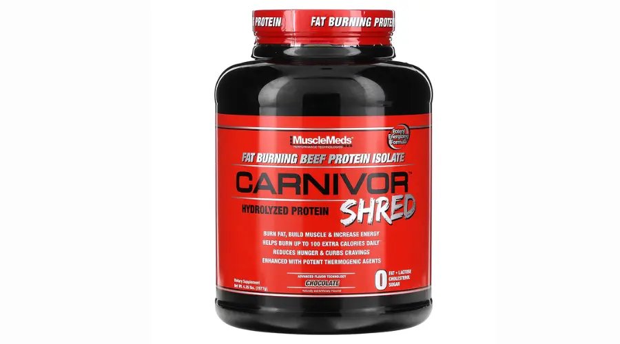 MuscleMeds, carnivor shred, hydrolyzed protein, chocolate, 4.35 lbs (1,977 g) | Nowandlive