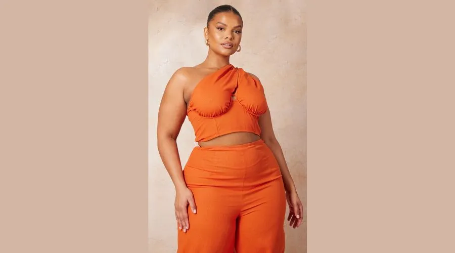 One Shoulder Corset Top