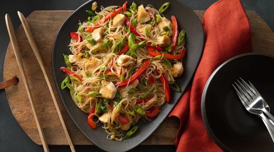 Pulled Hoisin Chicken Thigh & Sesame Noodles