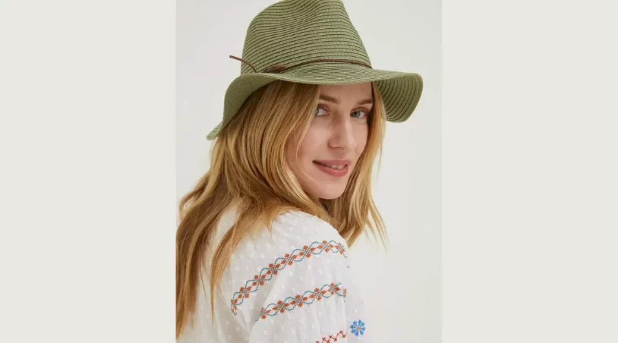Straw Fedora Hat