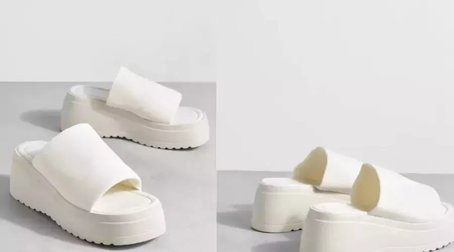Boohoo Wide Fit Chunky Flatform Sandals