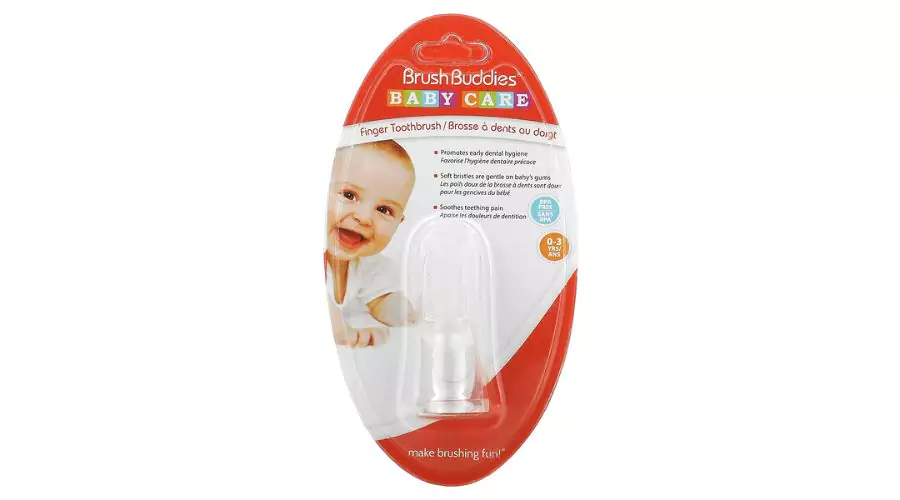 Brush Buddies, Baby Care, Finger Toothbrush, 0-3 YRS