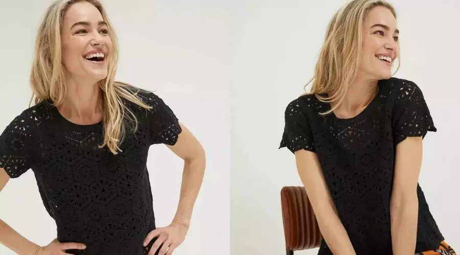 Carrie Crochet Top