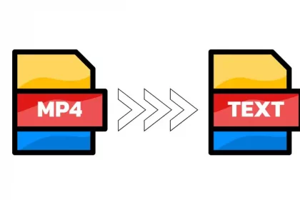 Convert mp4 to text