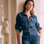 denim romper