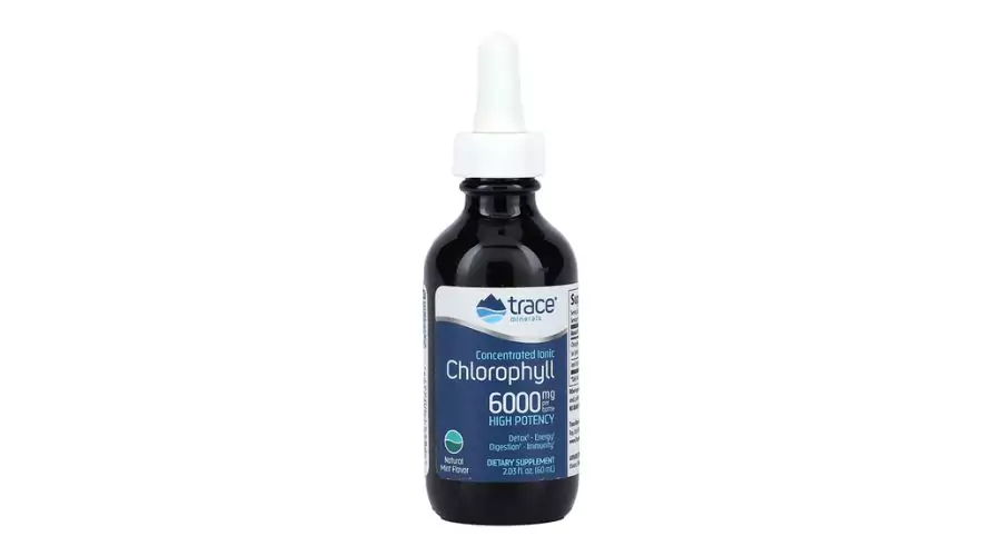 Trace Minerals ®, Concentrated Ionic Chlorophyll, Natural Mint