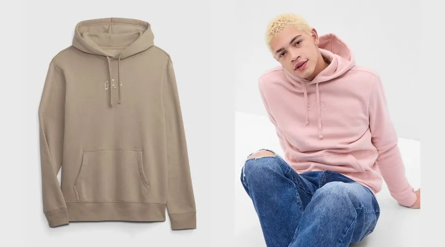 Viva Magenta Mini Gap Arch Logo Hoodie