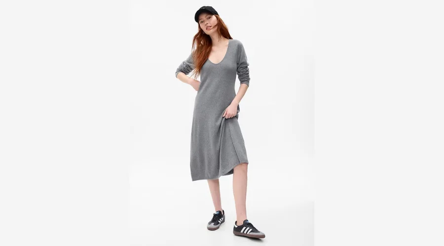 CashSoft Midi Sweater Dress