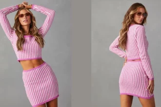 Crochet Long Sleeve Top