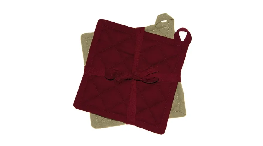 Greta Pot Holder And Kitchen Cloth Dove Grey