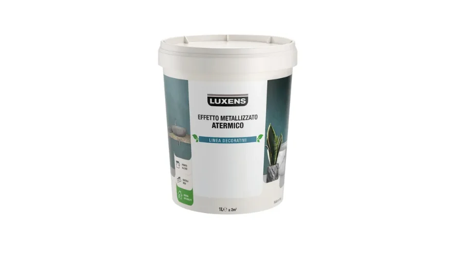Luxens smoky quartz gray metal decorative paint 1 l