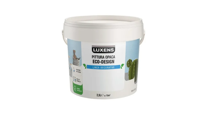 Stone white plain decorative paint 2.5 l Luxens