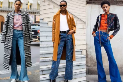 Flared jeans
