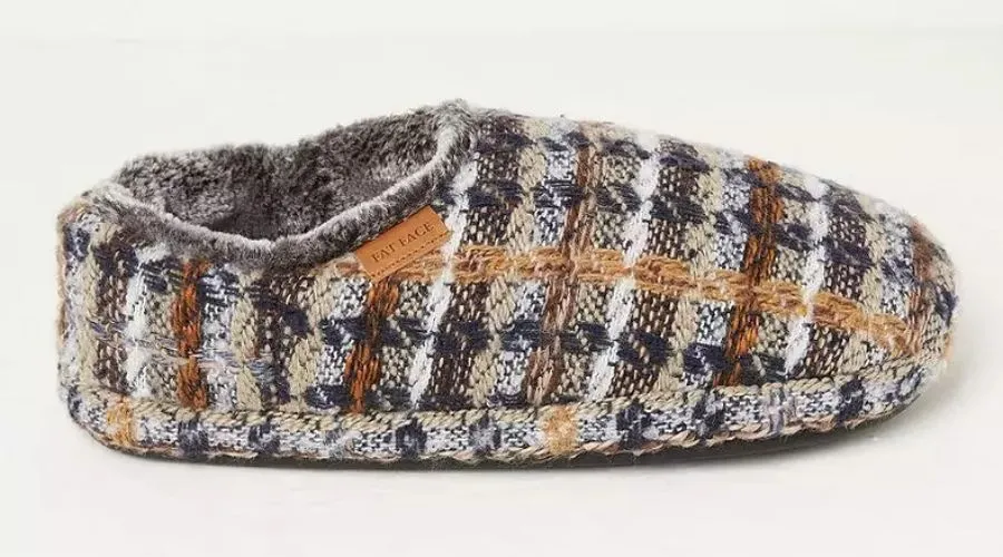 Arther check Mule Slipper 
