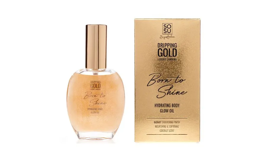 Dripping Gold Shimmer Oil Spray