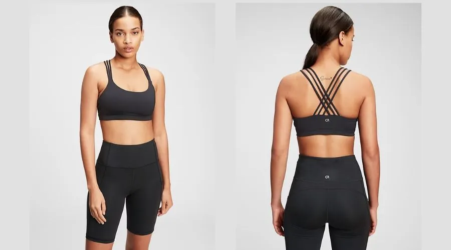 GapFit Eclipse Medium Support Strappy Sports Bra
