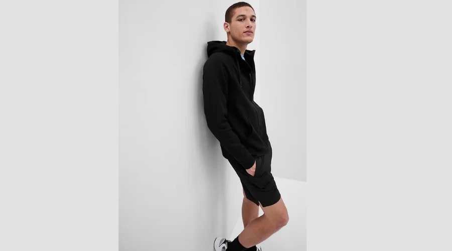 GapFit tech fleece full-zip hoodie