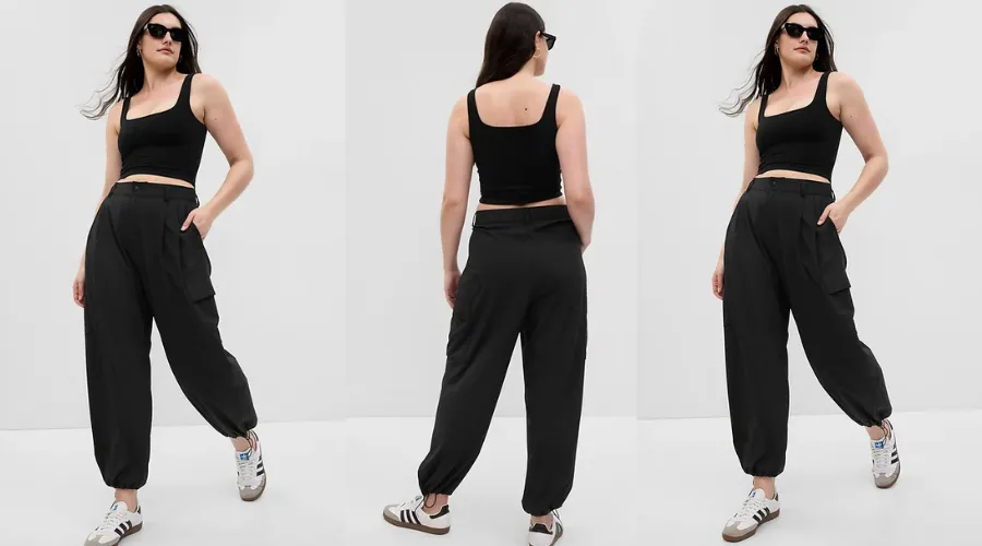 GapFit to-go cargo parachute pants | Nowandlive