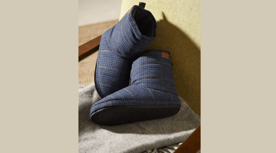 Jamison check slipper boots