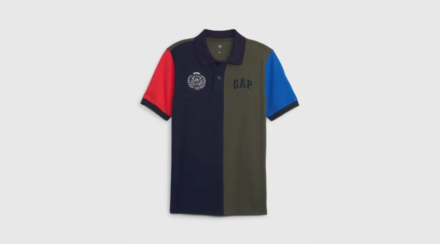 Kids Polo Colorblock Polo Shirt
