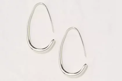 Silver Hoop Earrings