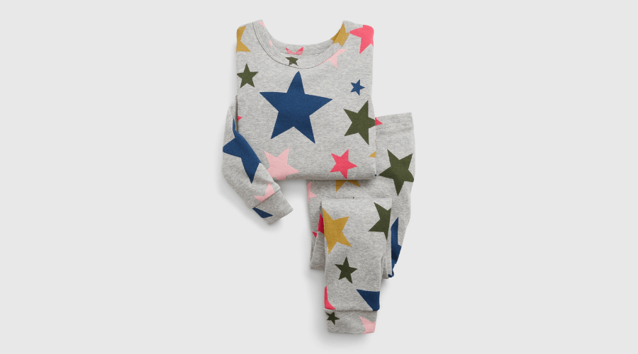 babyGap 100% organic cotton star pj set