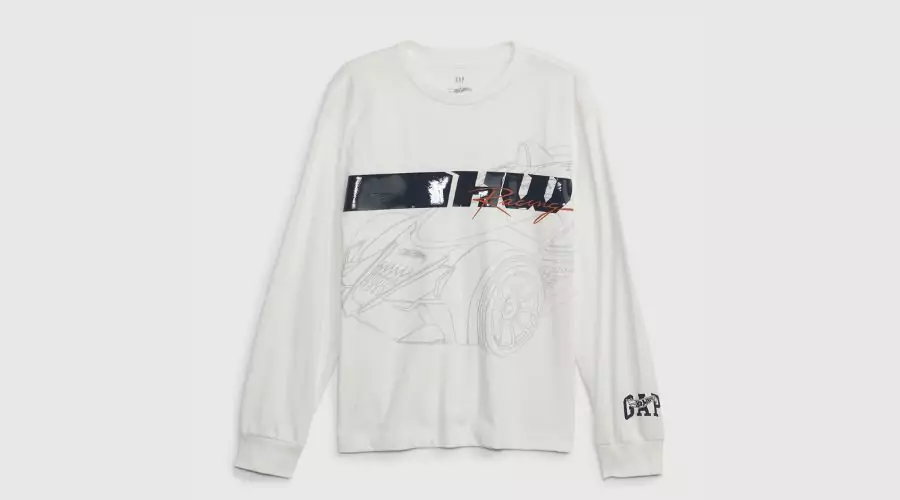 Kids Hot Wheels logo graphic t-shirt