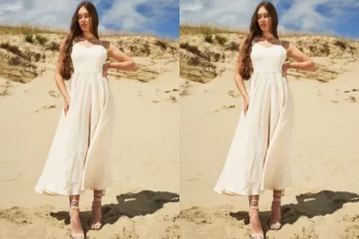 women's linen dress