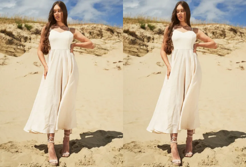 women's linen dress