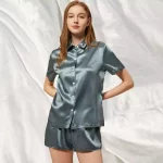 Women's Satin Short Sets