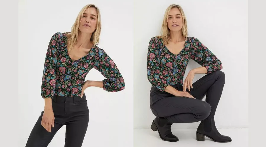 Kara Multi Floral Top