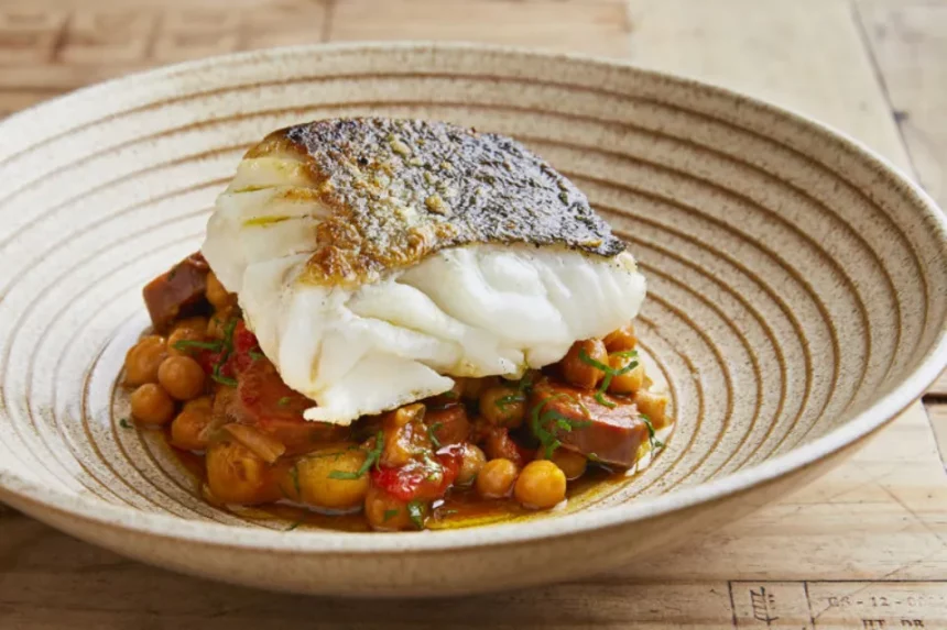 Cod and Chorizo