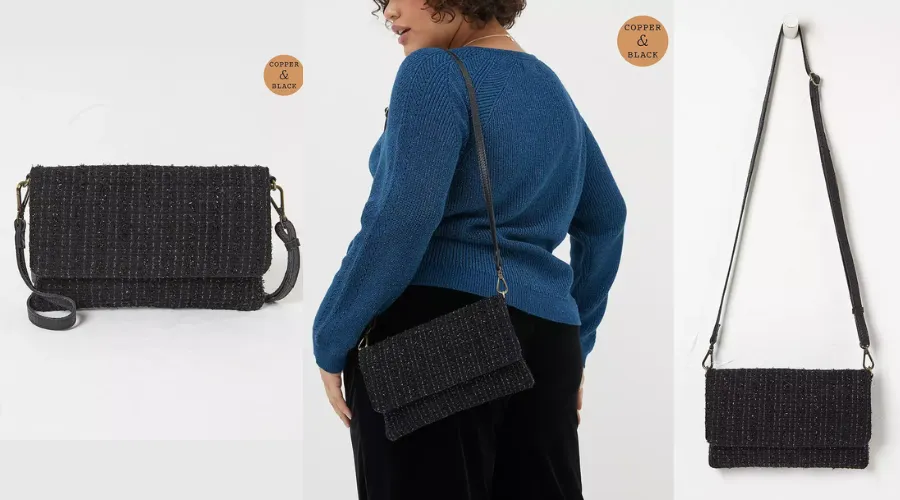 Elena Boucle Crossbody Bag