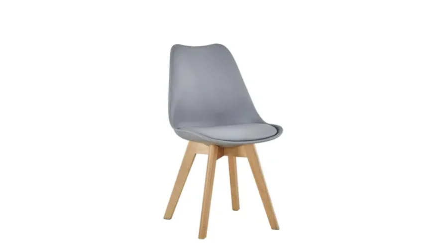 Gray Lelia dining room chair
