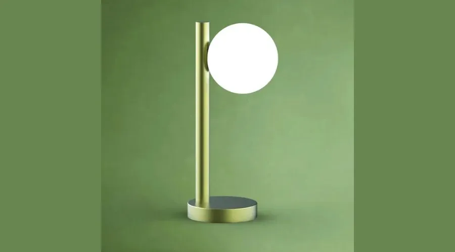 Pomì gold glamorous table lamp, in metal, MILOOX
