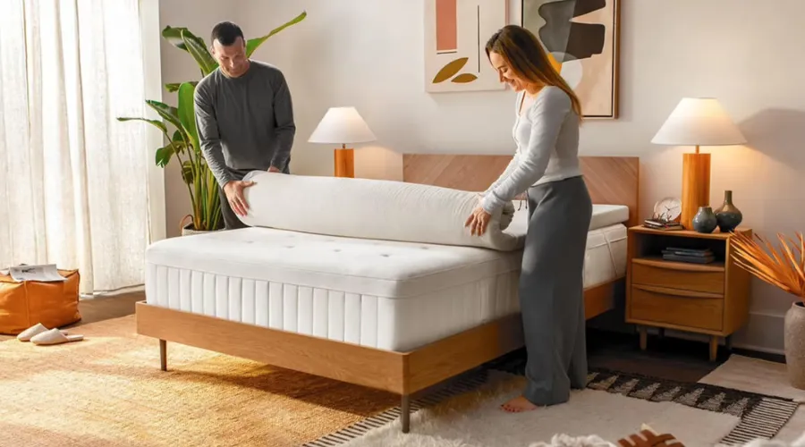 Saatva’s Best Down Alternative Featherbed Mattress Topper