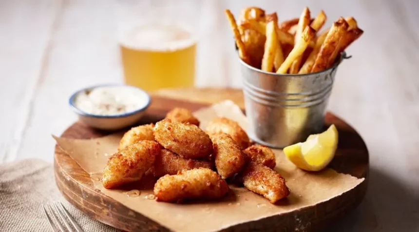 Scampi and Chips