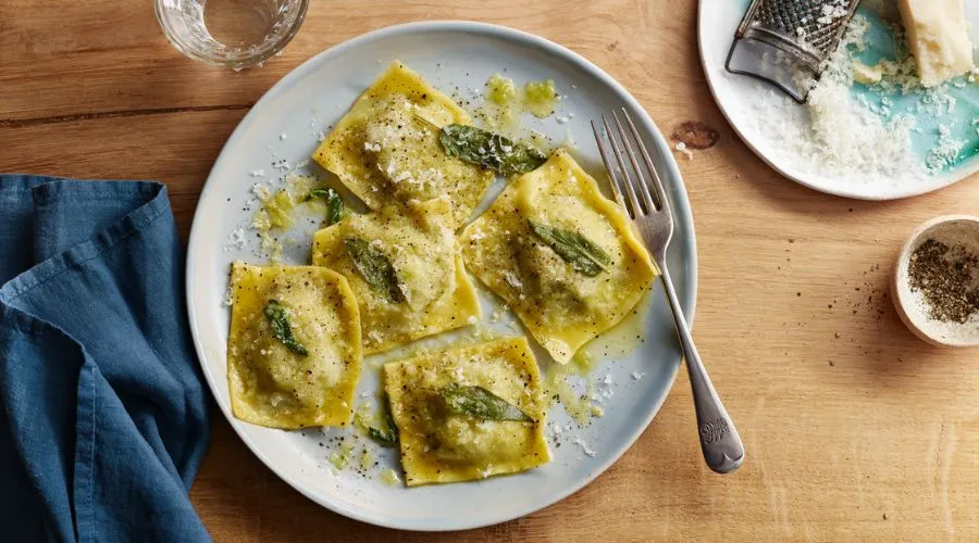 Spinach and Ricotta Ravioli